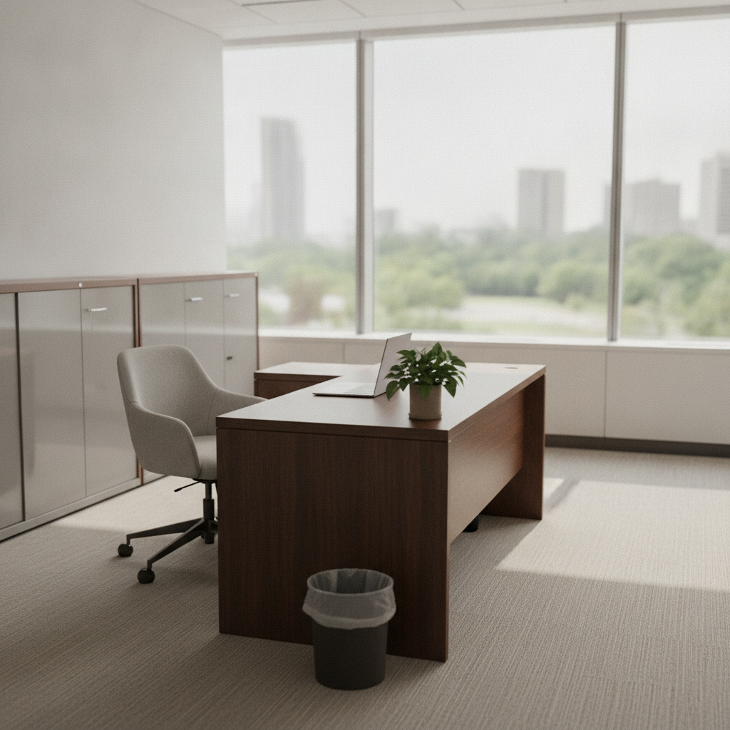 done Office Cleaning - No Face and No Text